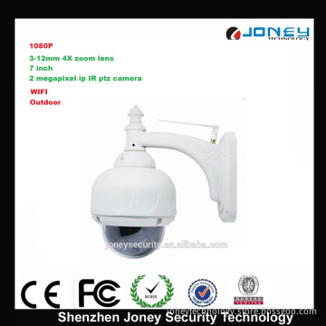 1080P 2 Megapixel 4X Zoom WiFi PTZ Outdoor Dome IP Camera